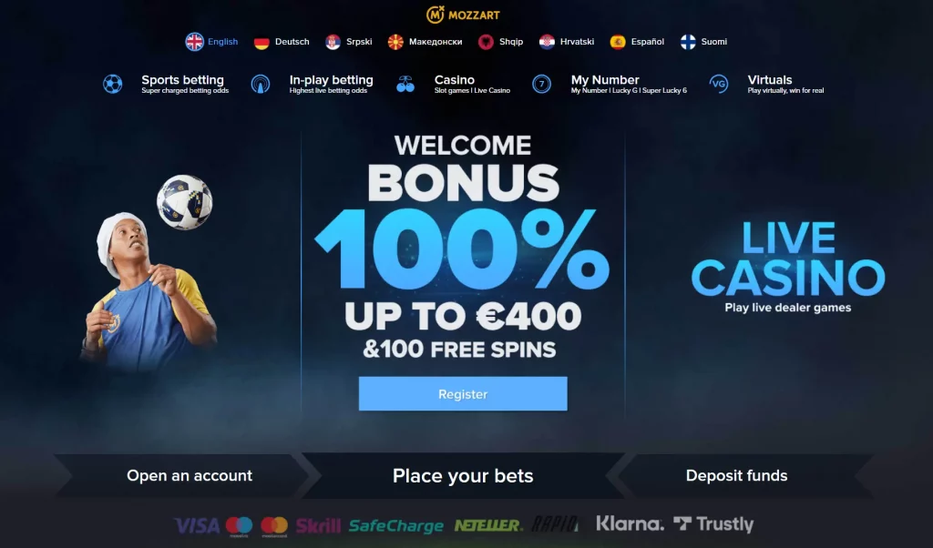 Službeno mjesto Mozzart Casino